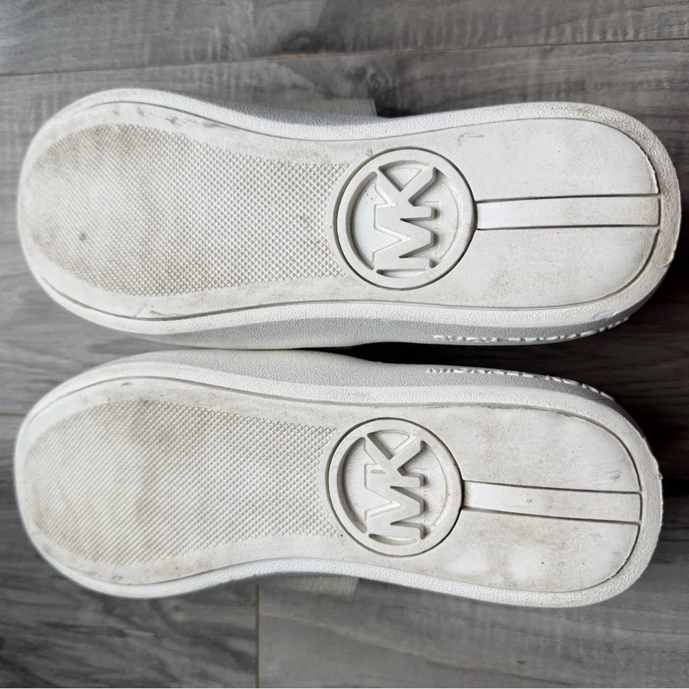 Michael Kors Kids Jordana Gore slip-on sneakers‎ MK Logo Size 5 Girls